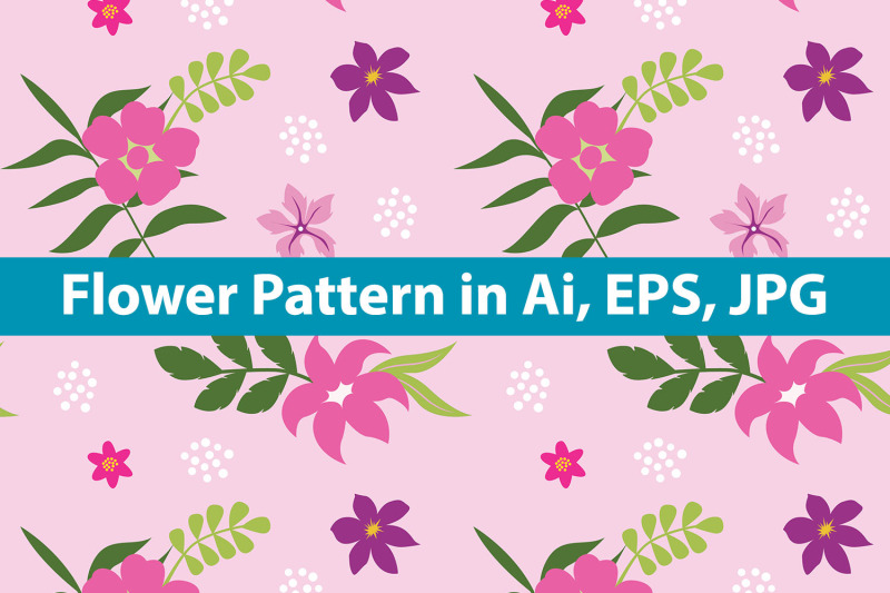flower-pattern-pink-background
