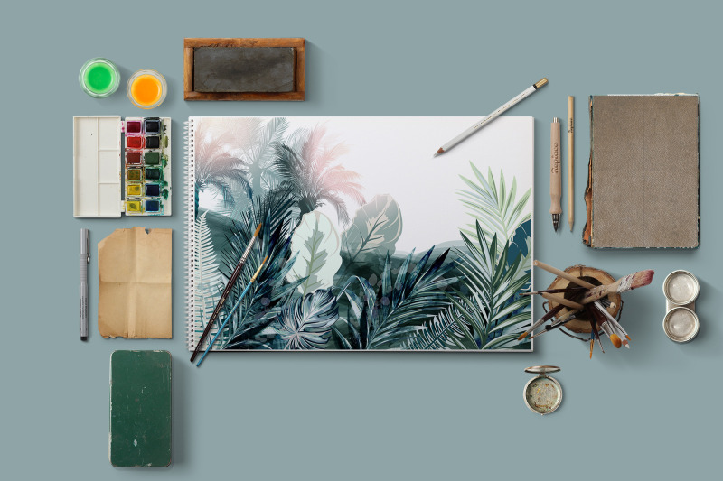 tropical-landscape-vector-illustration