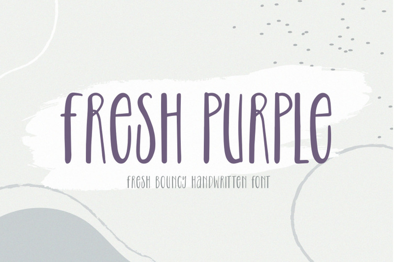 fresh-purple-handwritten-font