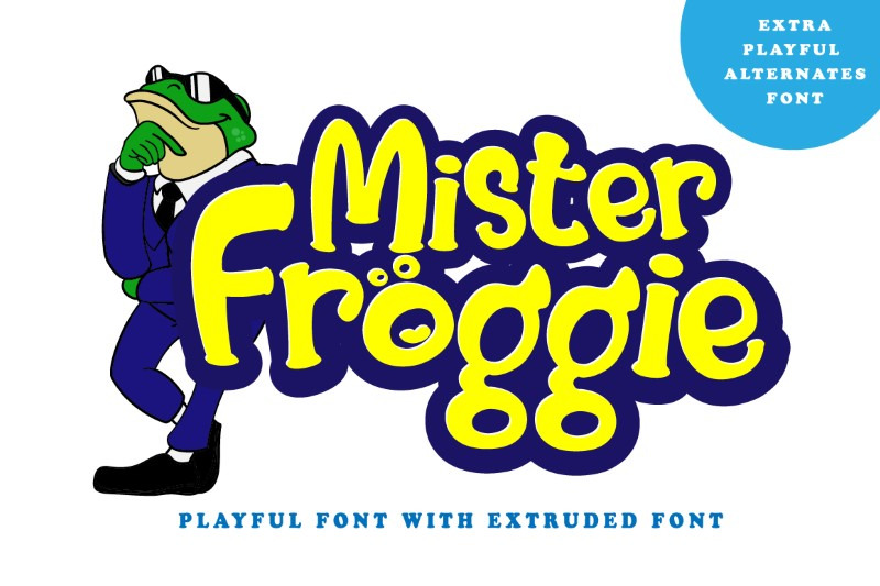 mr-froggie-display-font