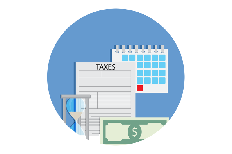 time-for-taxation-icon
