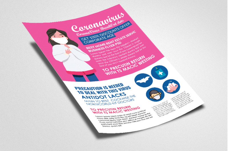 coronavirus-precaution-flyer-poster-template