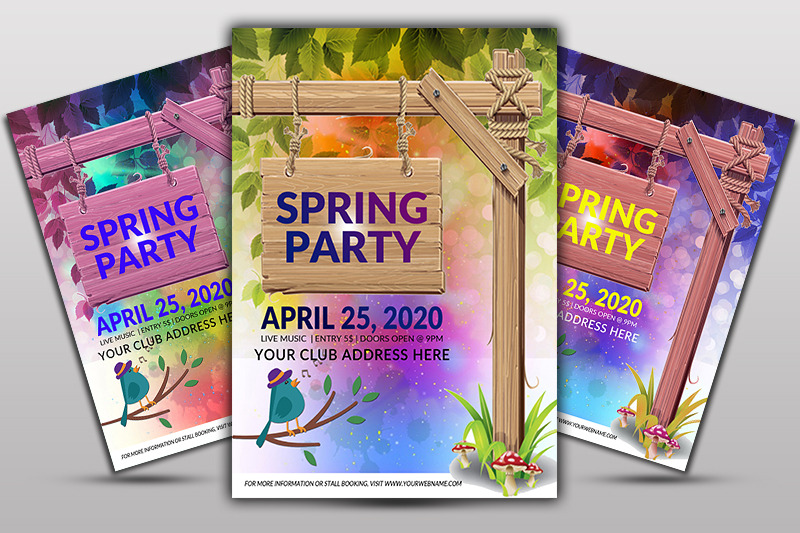 spring-party-flyer