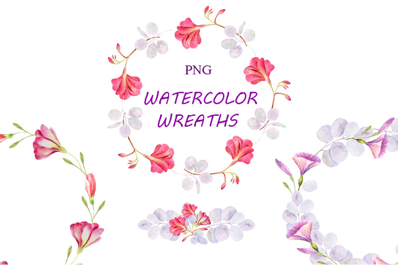 watercolor-wreaths