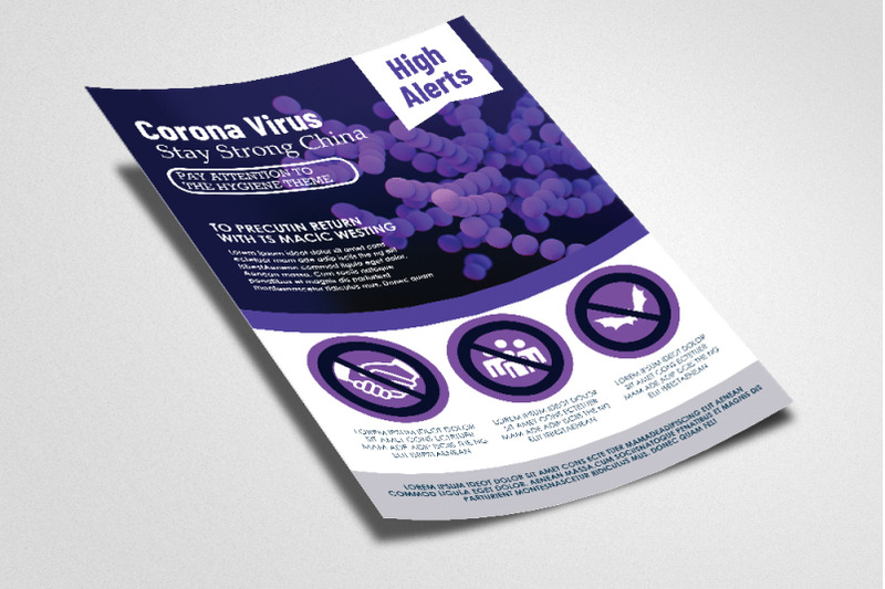 corona-virus-campaign-flyer-template