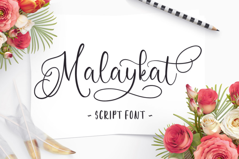malaykat-script-font