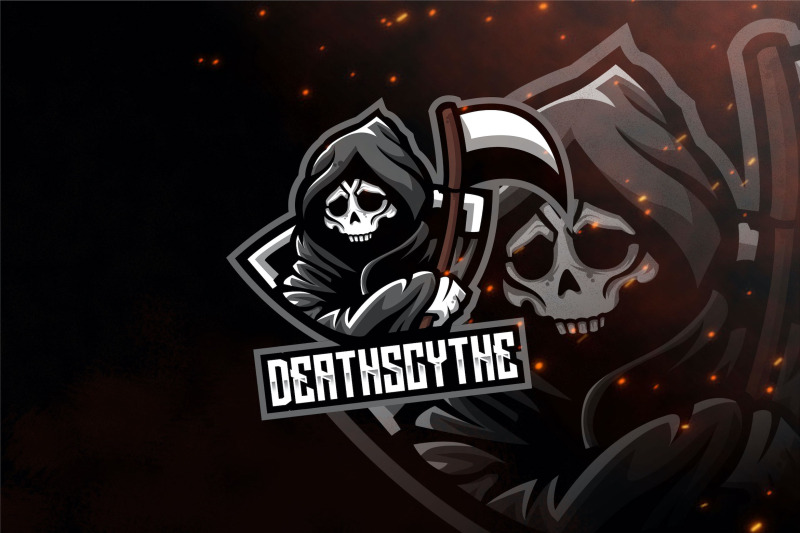 death-scythe-esport-logo-template