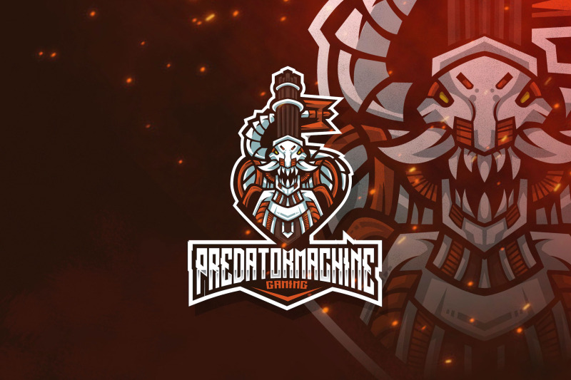 predator-machine-esport-logo-template