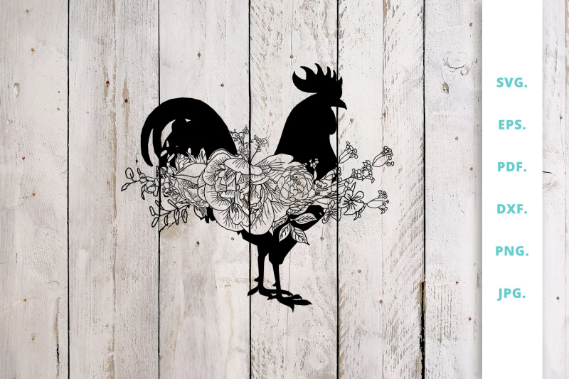 floral-rooster-svg-animal-farm-svg-cut-file