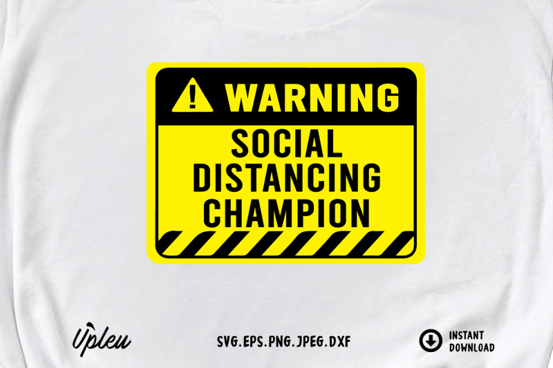 warning-social-distancing-champion