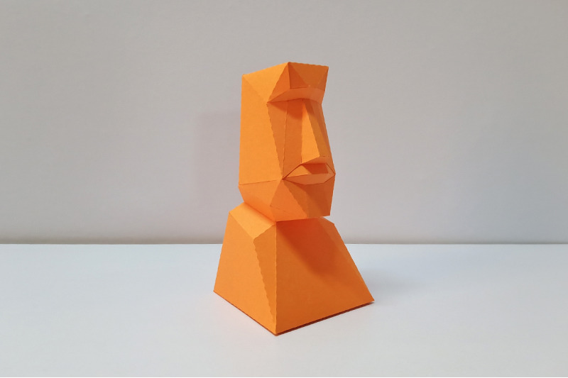 diy-moai-statue-3d-papercraft