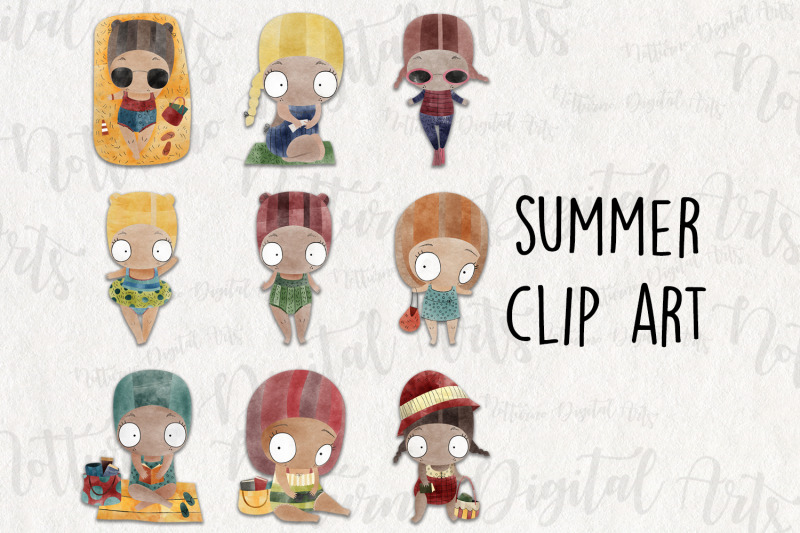 watercolor-summer-clipart-girl-clip-art-set-of-9-png-jpeg-clipart