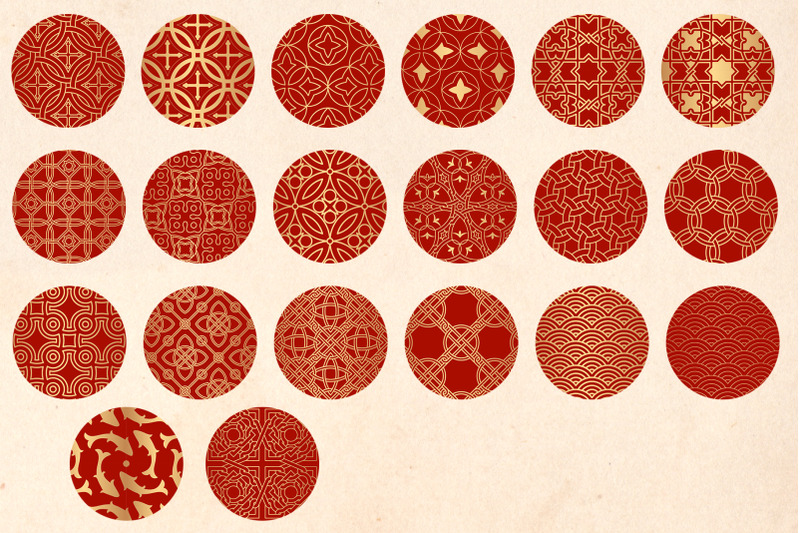 golden-oriental-seamless-patterns
