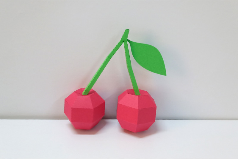 diy-cherry-3d-papercraft