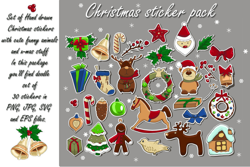 hand-drawn-christmas-sticker-pack