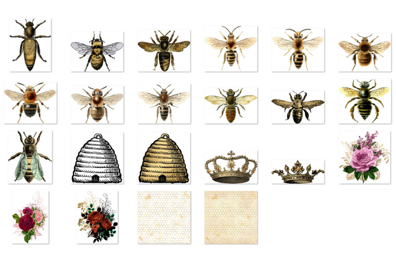 royal-bees-clipart