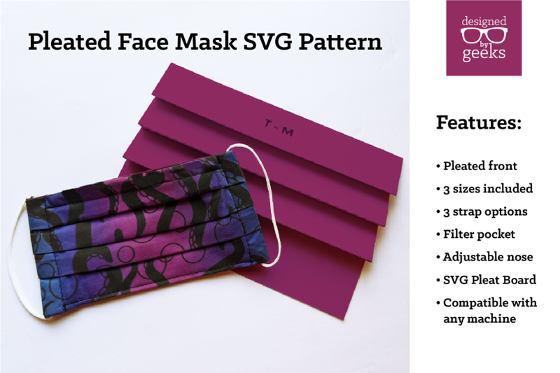 pleated-face-mask-sewing-pattern-with-pleat-board-svg-dxf