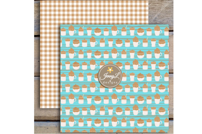 dalgona-coffee-digital-papers-and-clipart