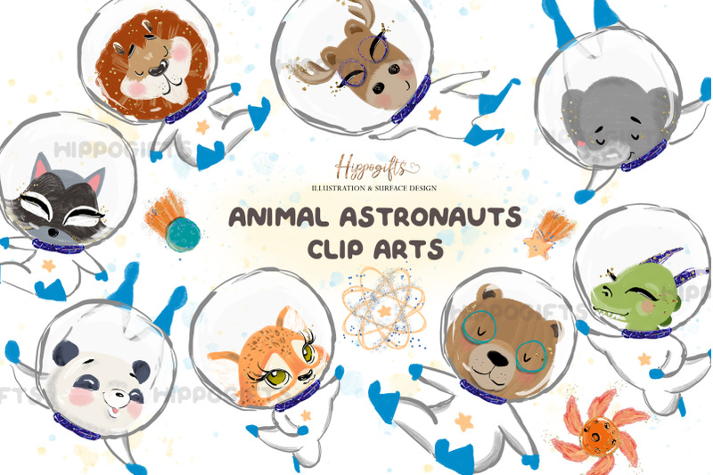 animal-astronauts-cliparts