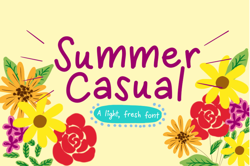summer-casual-font