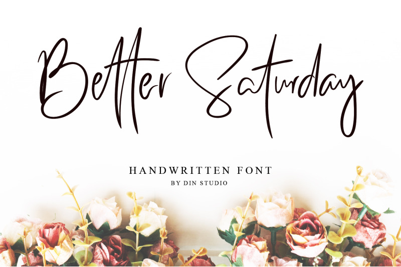 better-saturday-signature-font