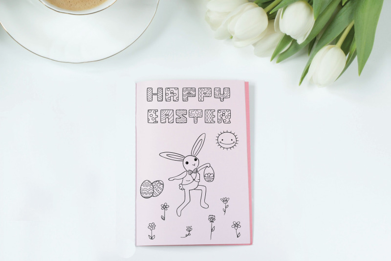 easter-doodles-decorated-egg-bunny-flowers-sheep-chocolate