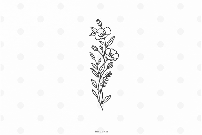 wildflowers-svg-cut-file