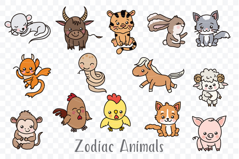 chinese-new-year-kawaii-zodiac-animals-clipart