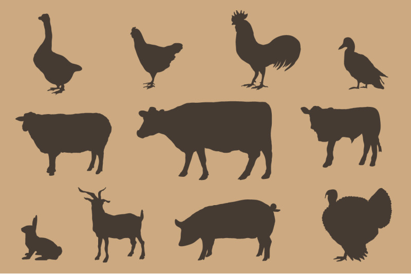 farm-animals-silhouette