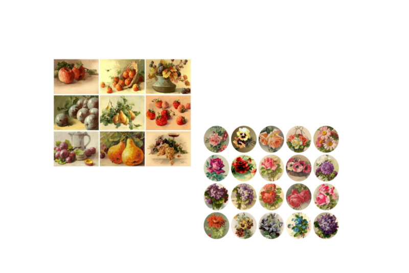 catherine-klein-vintage-fruit-and-flowers-scrapbook-kit