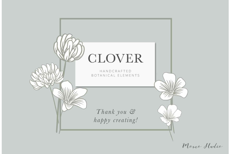 clover-botanicals-florals-and-leaves