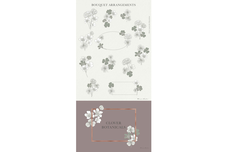 clover-botanicals-florals-and-leaves