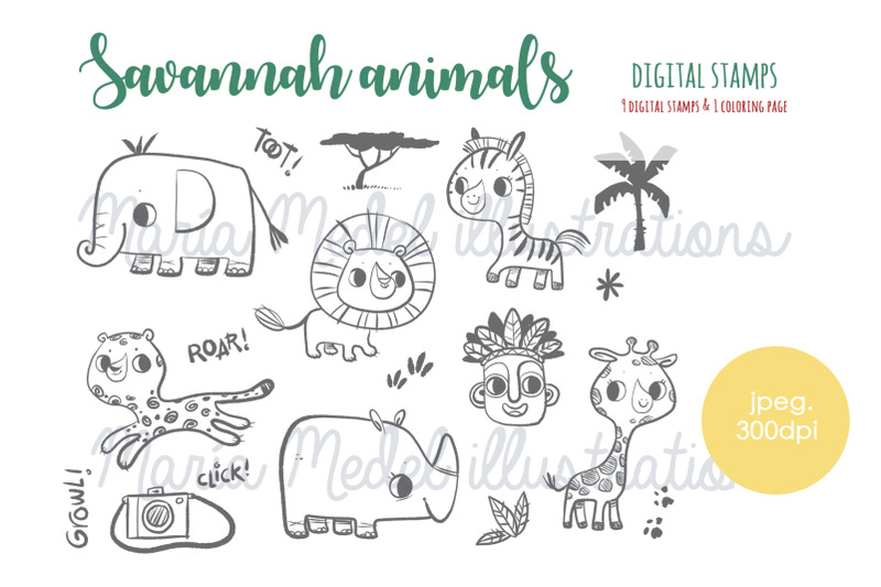 savannah-animals-big-digi-stamp-set-for-kids-crafts-scrapbooking-ba