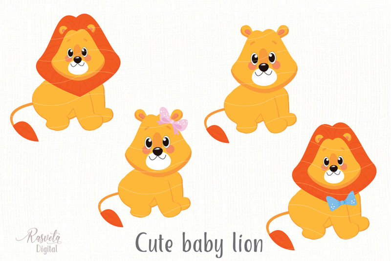 cartoon-cute-little-animal-lion-clipart-2