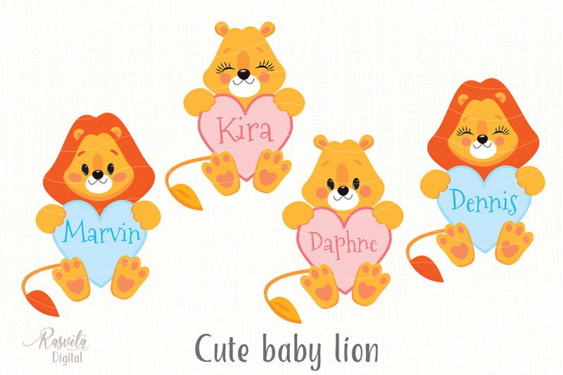 cartoon-cute-little-animal-lion-clipart-4