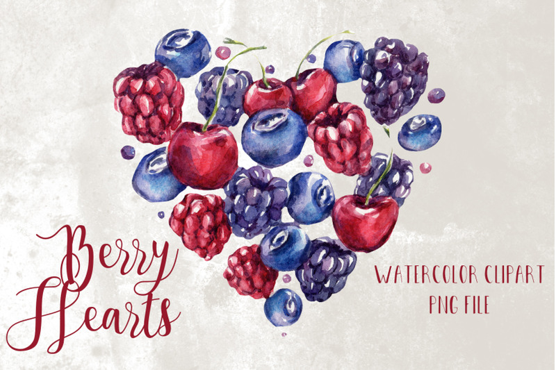 watercolor-berry-heart-clipart