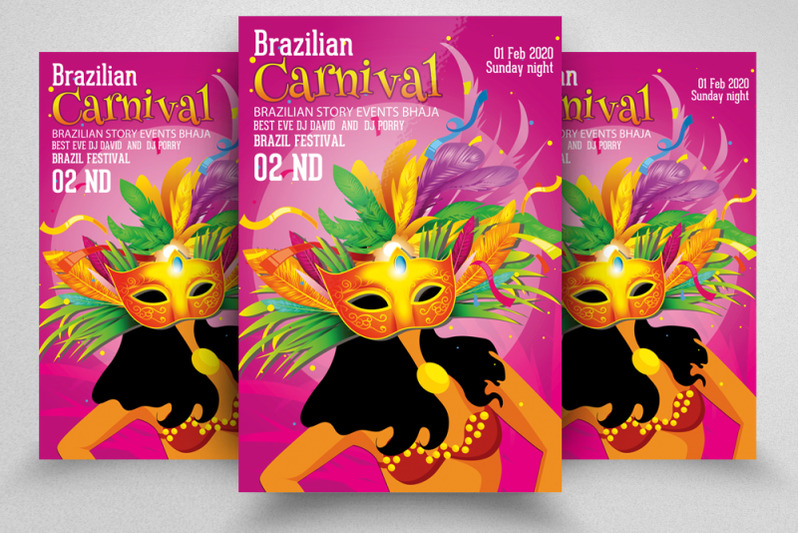 brazilian-carnival-mardi-gras-flyer