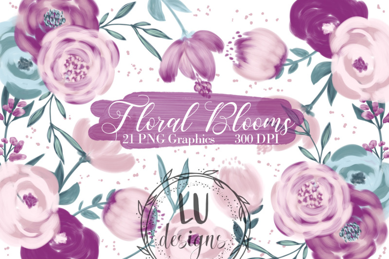 burgundy-and-pink-flowers-clipart-floral-wedding-bouquets-graphics