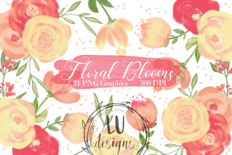 orange-flowers-clipart-spring-floral-wedding-graphics