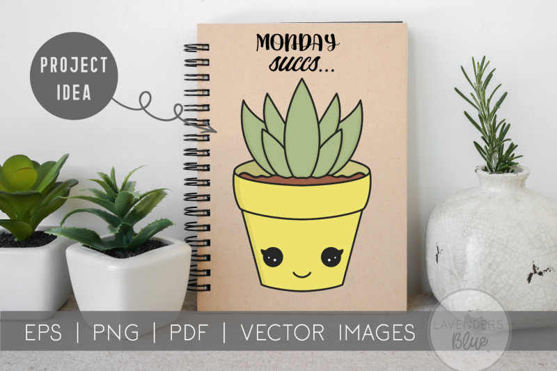 kawaii-cactus-and-succulent-bundle-illustration-vector