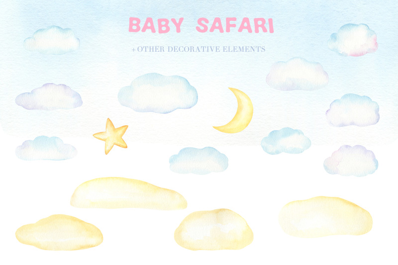 baby-safari-watercolor-collection