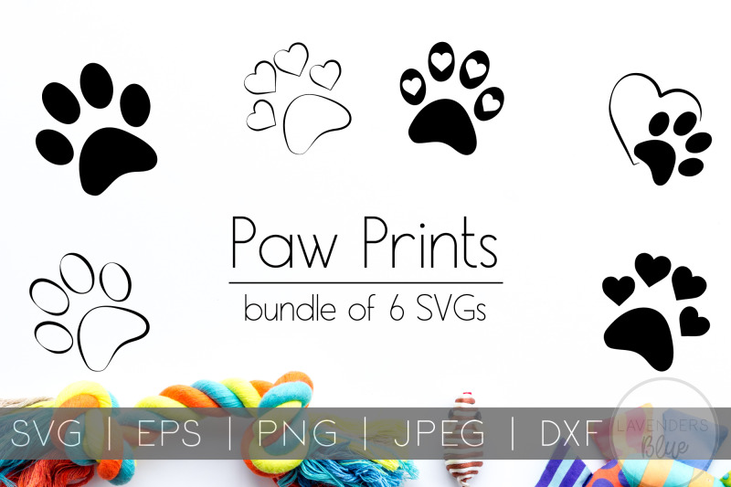 paw-prints-svg-bundle