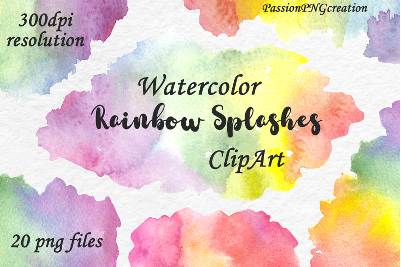 watercolor-rainbow-splashes-clouds-clipart