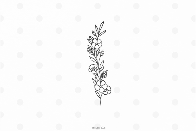 wildflowers-svg-cut-file