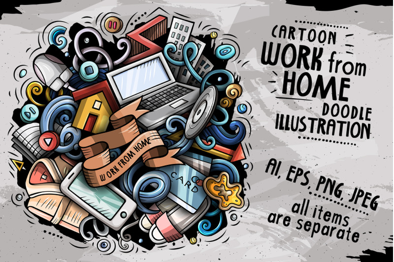 cartoon-vector-doodles-work-from-home-illustration