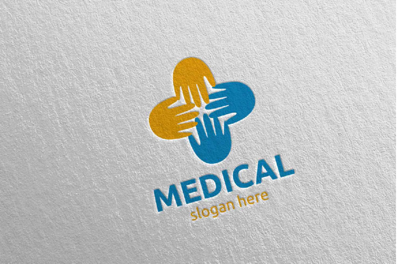 hand-cross-medical-hospital-logo-74