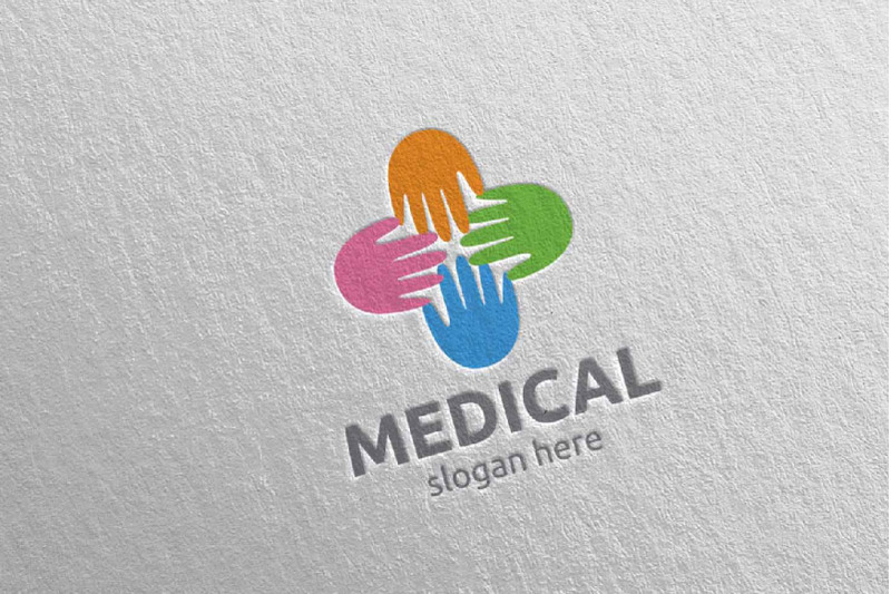 hand-cross-medical-hospital-logo-74