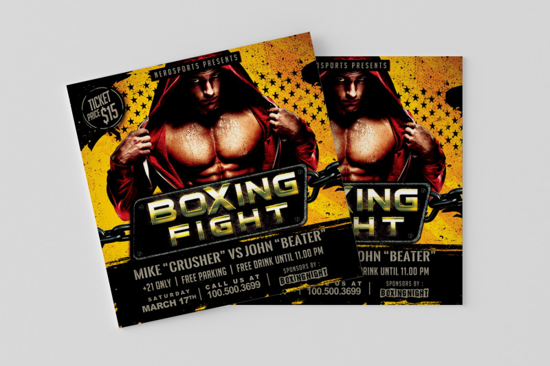 boxing-fight-championships-flyer