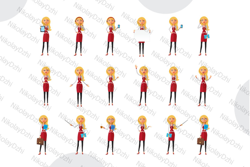 blonde-woman-business-character-collection