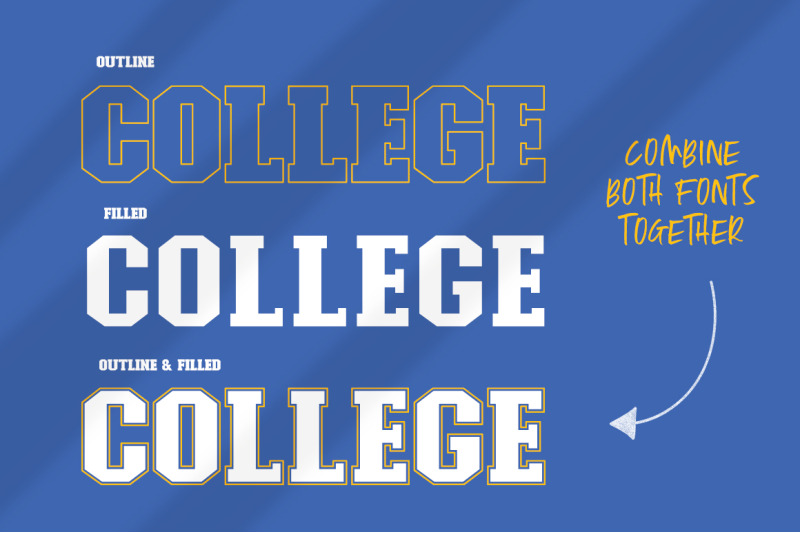 college-font-family-sports-font-athletic-font-layered-font